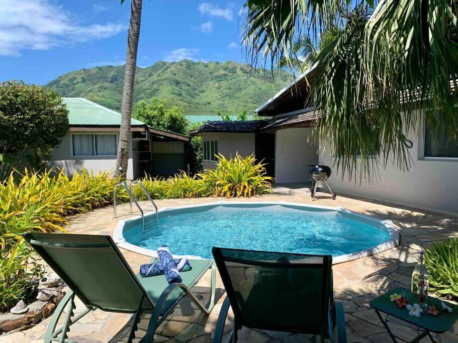 Villa Hoama Lodge Moorea Teavaro Eksteriør billede